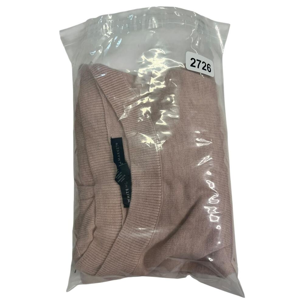 White House Black Market Sweater Womens Small Cashmere Blend Lightweight Classic - Picture 14 of 16